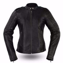 Picture of First Mfg. Ladies Leather Jacket - Biker