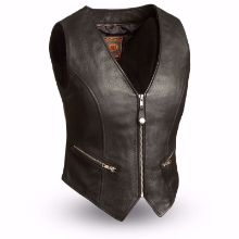 Picture of First Mfg. Ladies Leather Vest - Montana