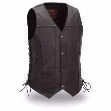 Picture of First Mfg. Men's Leather Vest - Top Biller