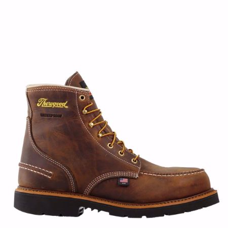 Picture of Thorogood Men's 6" Moc Toe Safety Toe